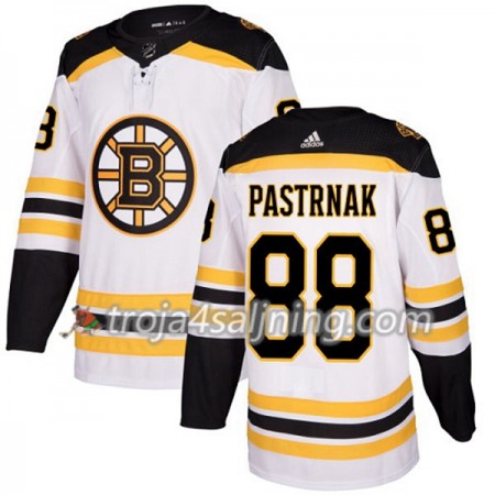 Boston Bruins tröja David Pastrnak 88 Vit 2017-2018 Adidas Authentic - Dame NHL Tröjor